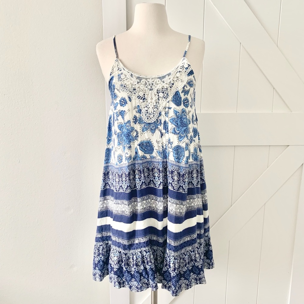 Blu pepper mini boho dress